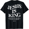 Jesus Is King John 14:6 Bible Verse Graphic Christian Faith Scripture Back Tee