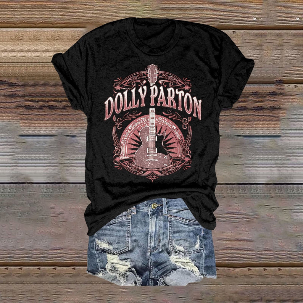 Women Dolly Shirts Country Music Singer Legend Graphic T Shirt Casual Summer Crewneck Portrait Vintage Fashion Fans S-5XL
