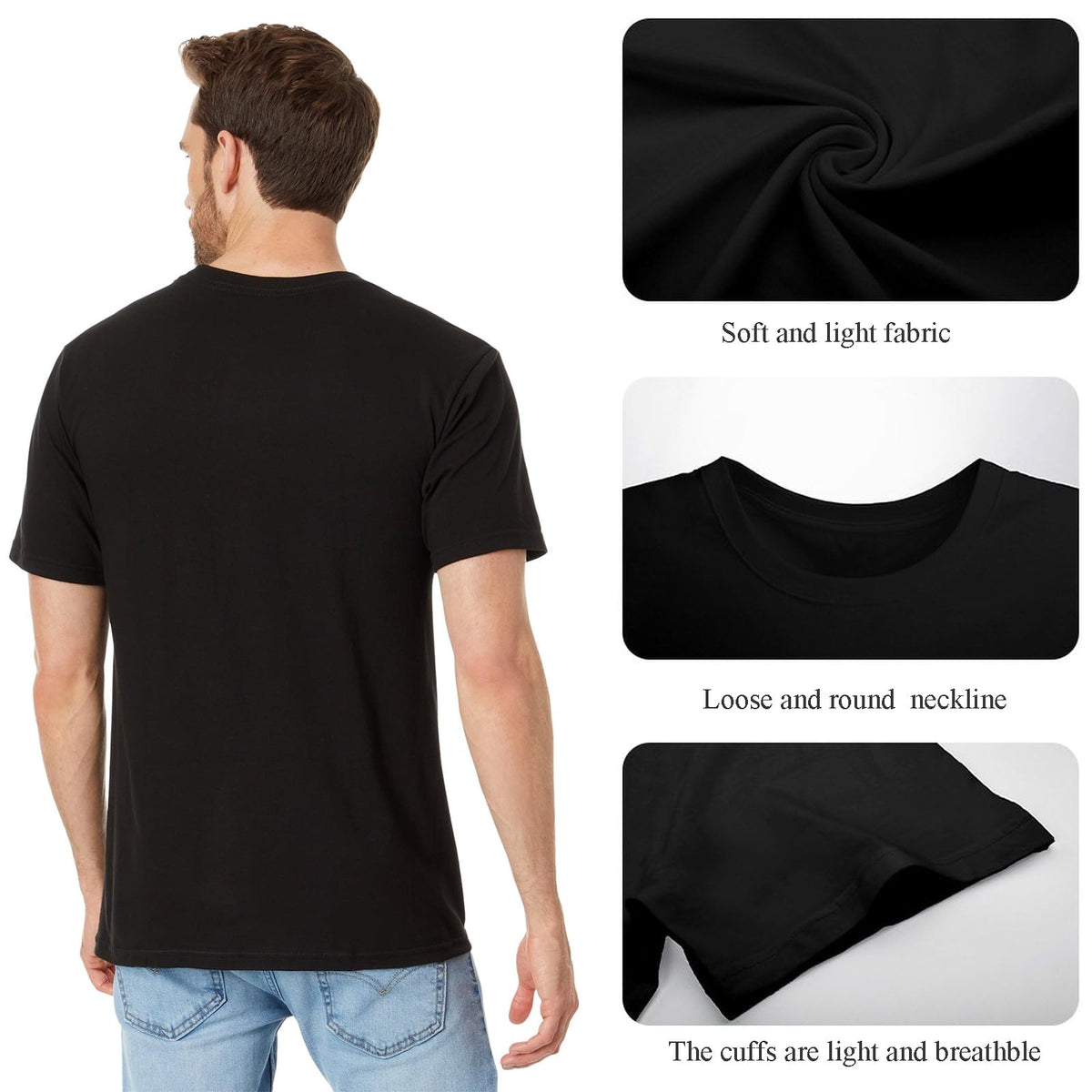 Mens Don't Piss Off Old People Humor funny sarcastic joke sayings T-Shirt Black