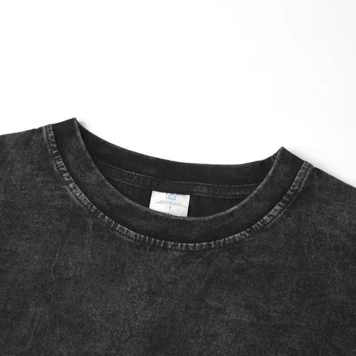 Vintage Washed Black Funny Sarcasm Normal Once Graphic Womens T-Shirt S-2XL Tops