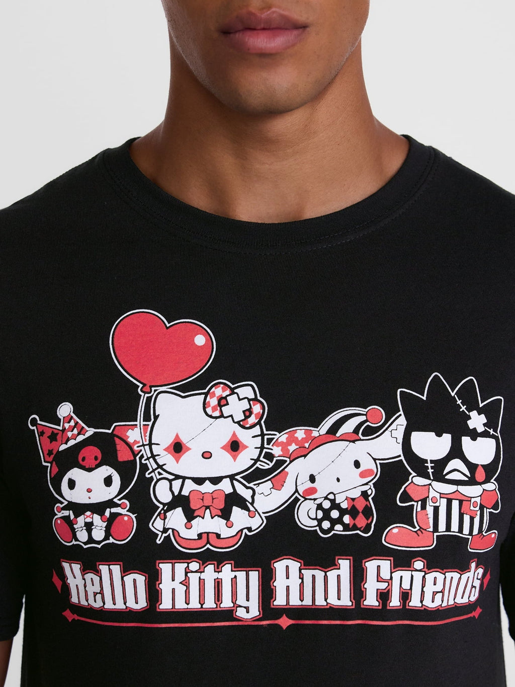 Hello Kitty and Friends Men's and Big Men's Halloween Graphic Cotton Tee, Sizes S-3XL