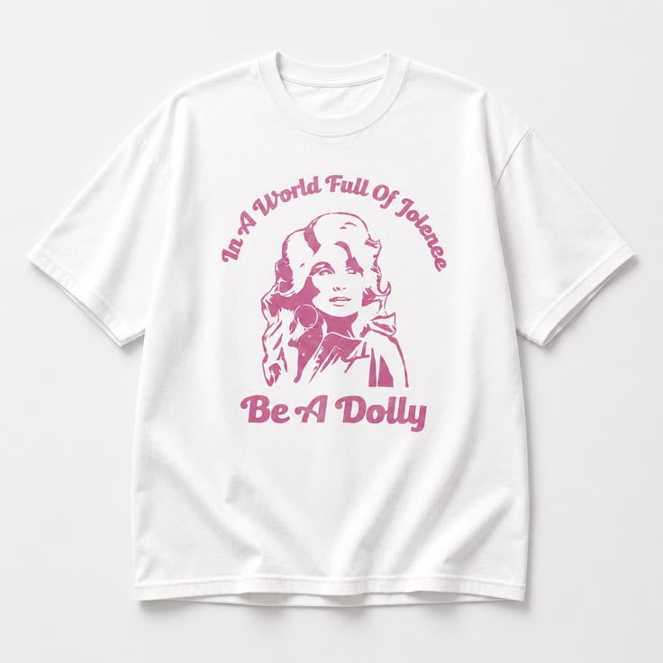 Be A Dolly Retro Country Music Graphic T-Shirt, Vintage Inspirational Western Unisex Tee