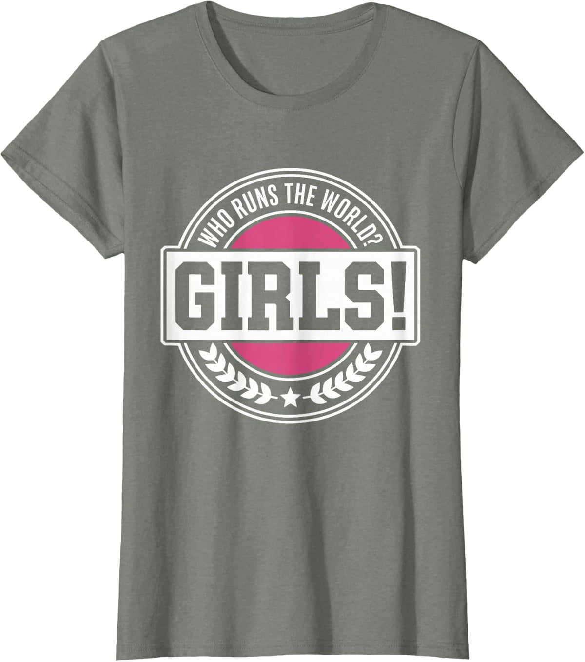 Girls Who Runs The World Woman Power Female Feminist Girl T-Shirt