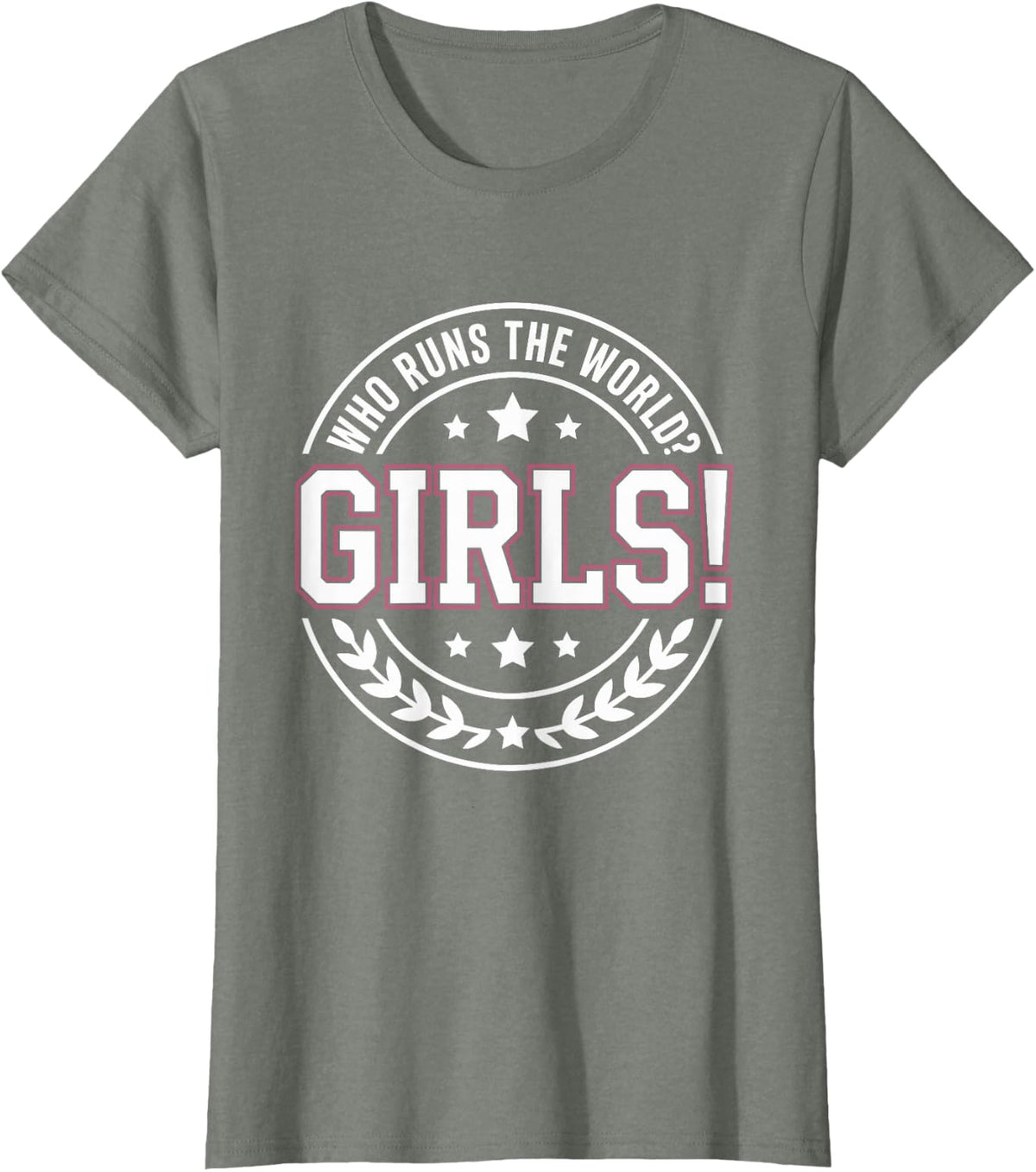 Girls Who Runs The World Woman Power Female Feminist Girl T-Shirt