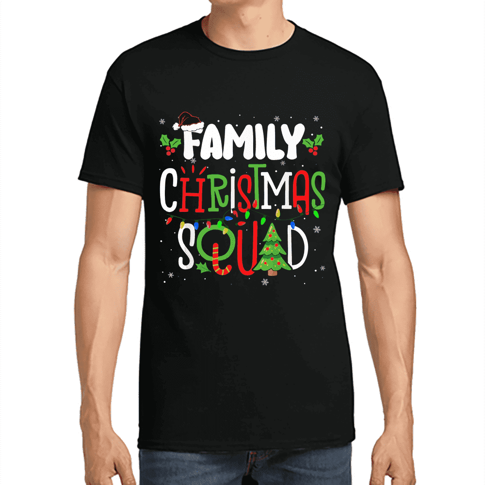 Christmas Men's & Big Men's Graphic Tee 100% Cotton T-Shirt, Sizes S-3XL