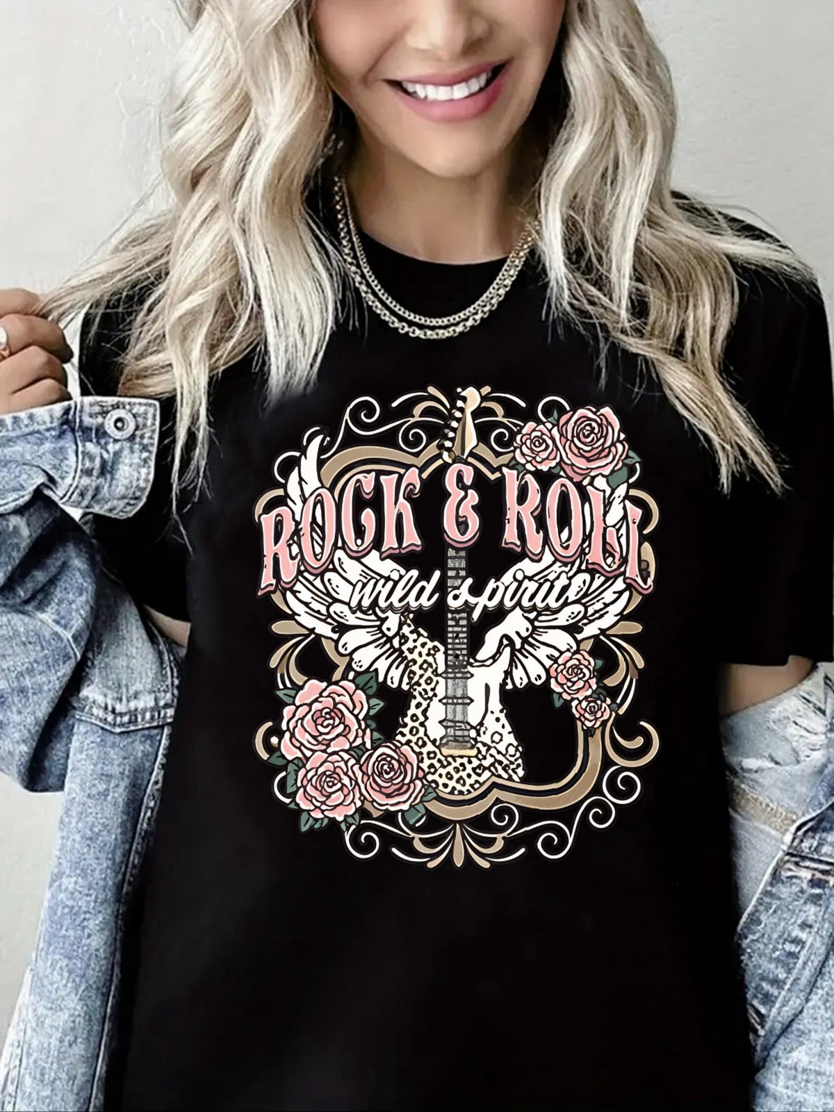 Free Bird T-Shirt Vintage Eagle Graphic Short Sleeve Tee Casual Band Music Country Concert Clothing