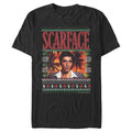 Men's Scarface Tony Ugly Christmas Sweater Graphic T-Shirt