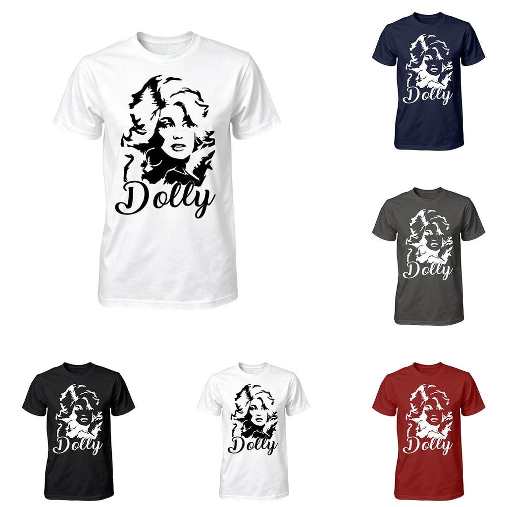 Mens Funny Vintage Dolly T-Shirt Country Music Legend Tshirt Short Sleeve Crewneck Graphic Tees Trendy Tee Tops
