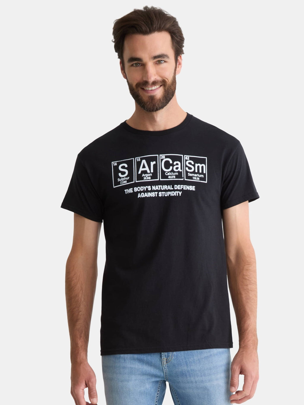 Sarcasm Men's and Big Men's Graphic Tee with Short Sleeves, Sizes S-3XL
