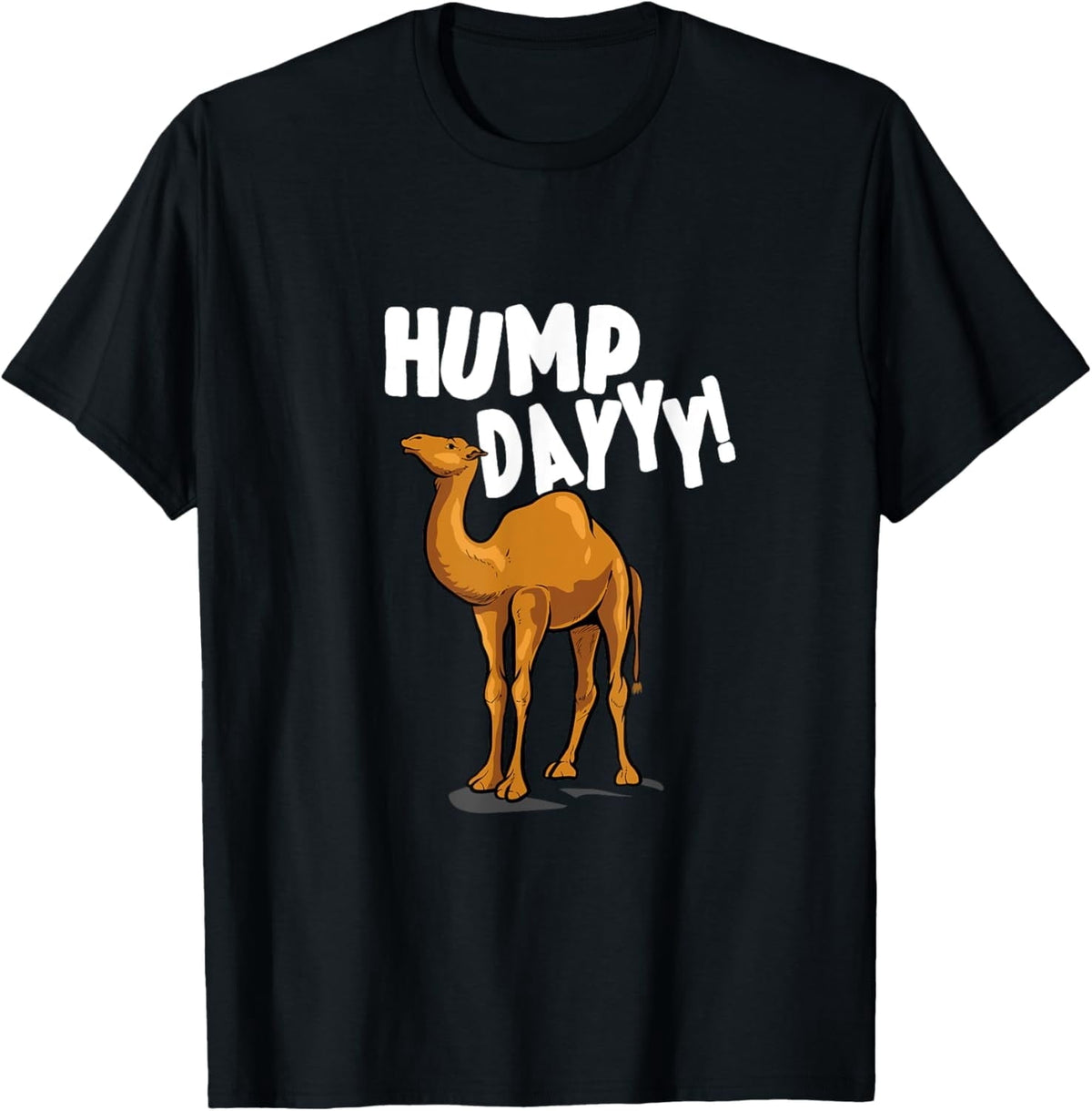 Retro Hump Day Camel Funny Wednesday T-Shirt - Comfortable Graphic Tee for Men and Women, Sarcastic Office Humor Apparel