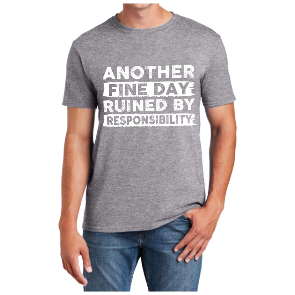 T-Shirts for Man Funny Sarcastic Saying Humor Joke Print Light Gray Men's Athletic Fall Shirts & Tees size XXXL