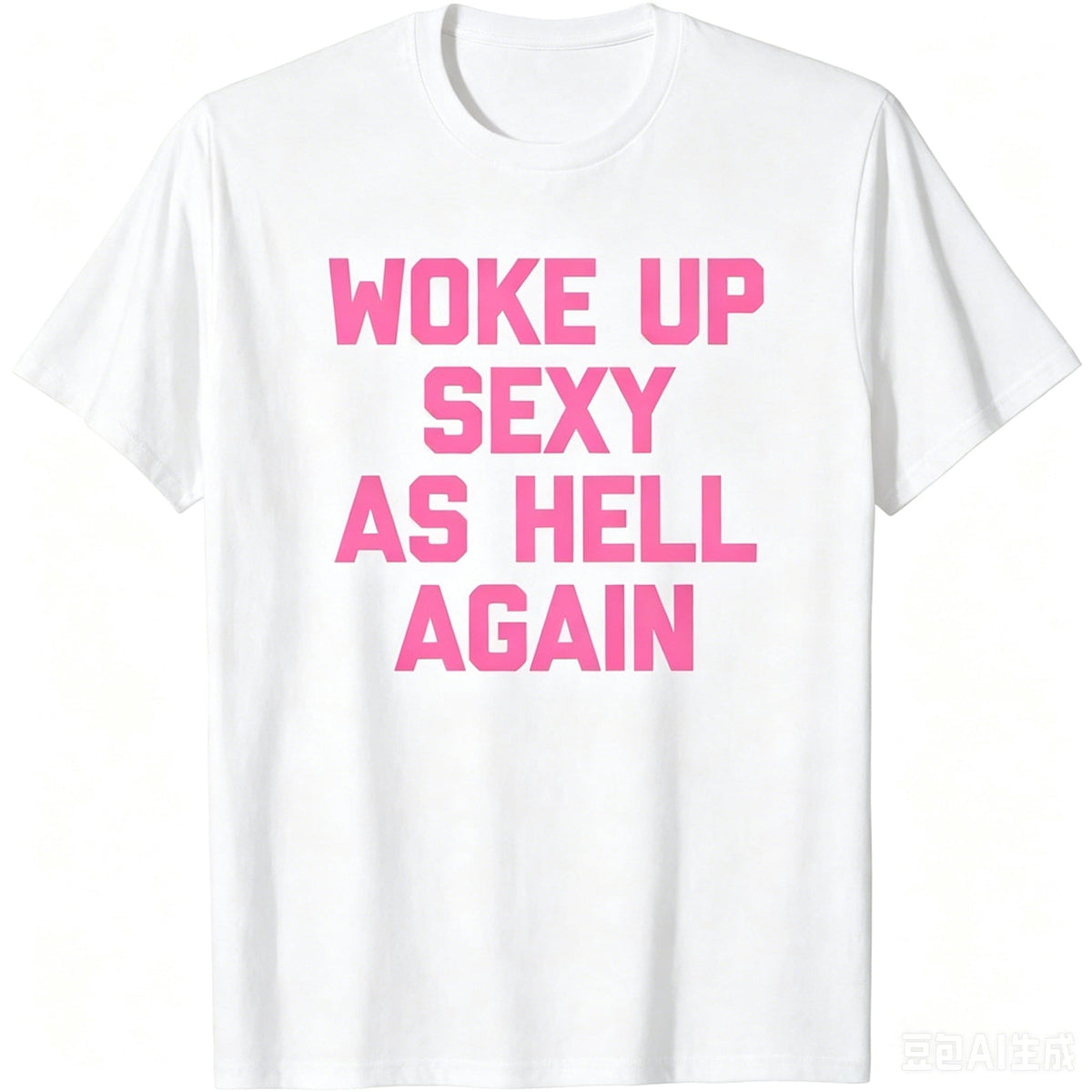 Woke Up Sexy As Hell Again T-Shirt Funny Saying Sarcastic T-Shirt
