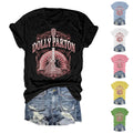 Women Dolly Shirts Country Music Singer Legend Graphic T Shirt Casual Summer Crewneck Portrait Vintage Fashion Fans S-5XL
