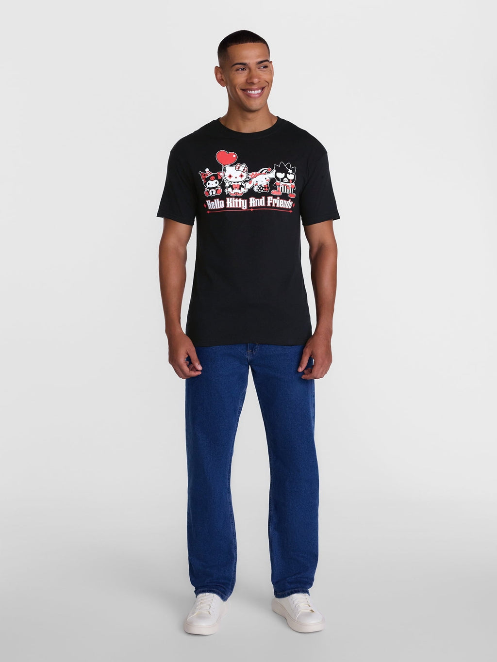 Hello Kitty and Friends Men's and Big Men's Halloween Graphic Cotton Tee, Sizes S-3XL