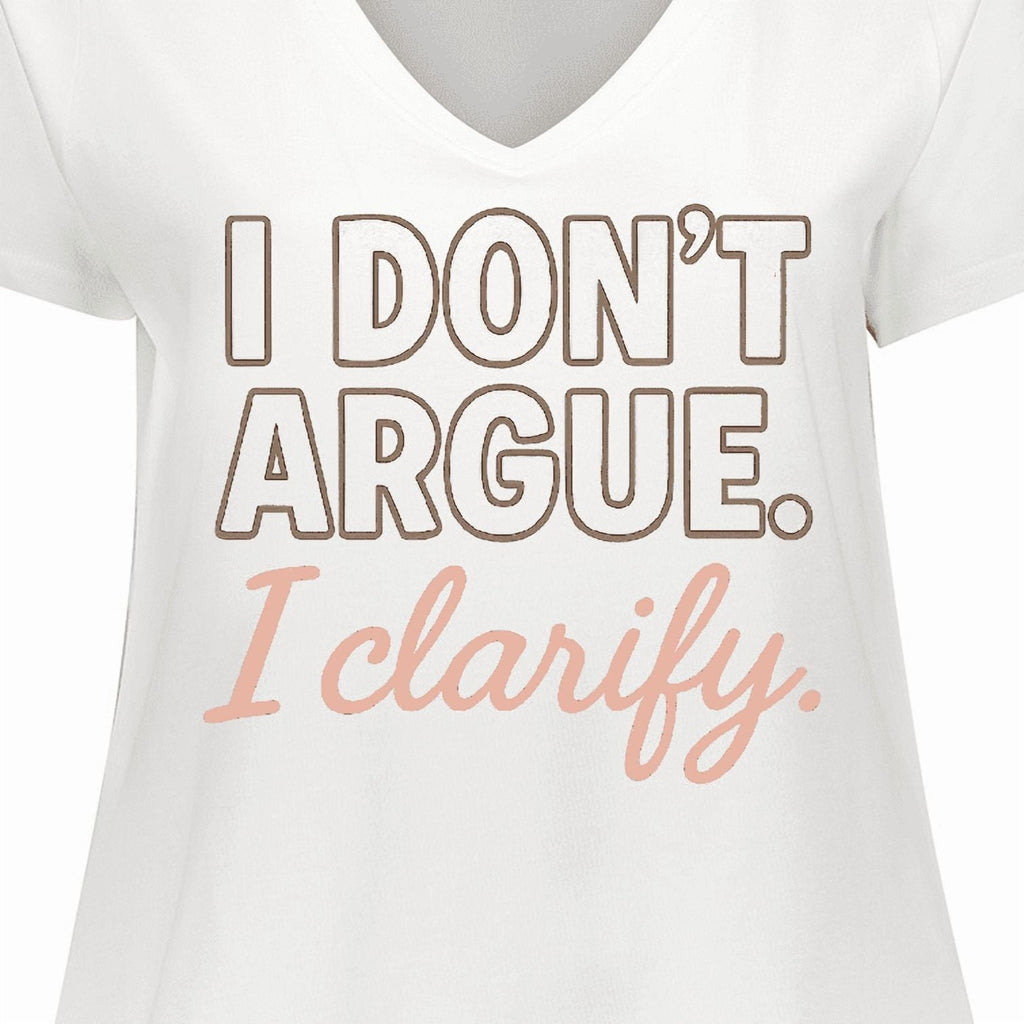 Inktastic Funny Sarcastic Quote Women's Plus Size V-Neck T-Shirt